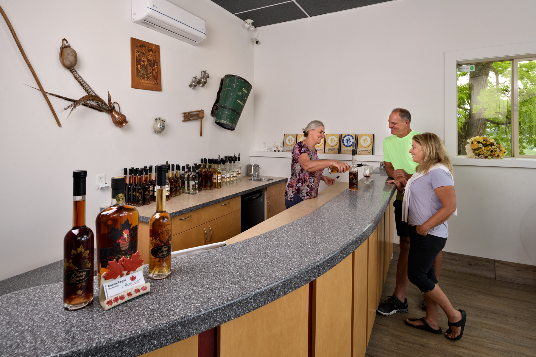 maple leaf spirits tasting room anette