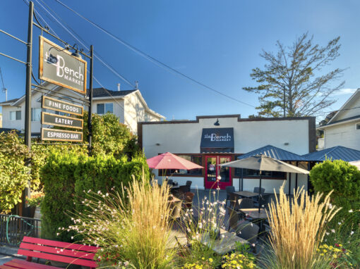 the bench market exterior patio