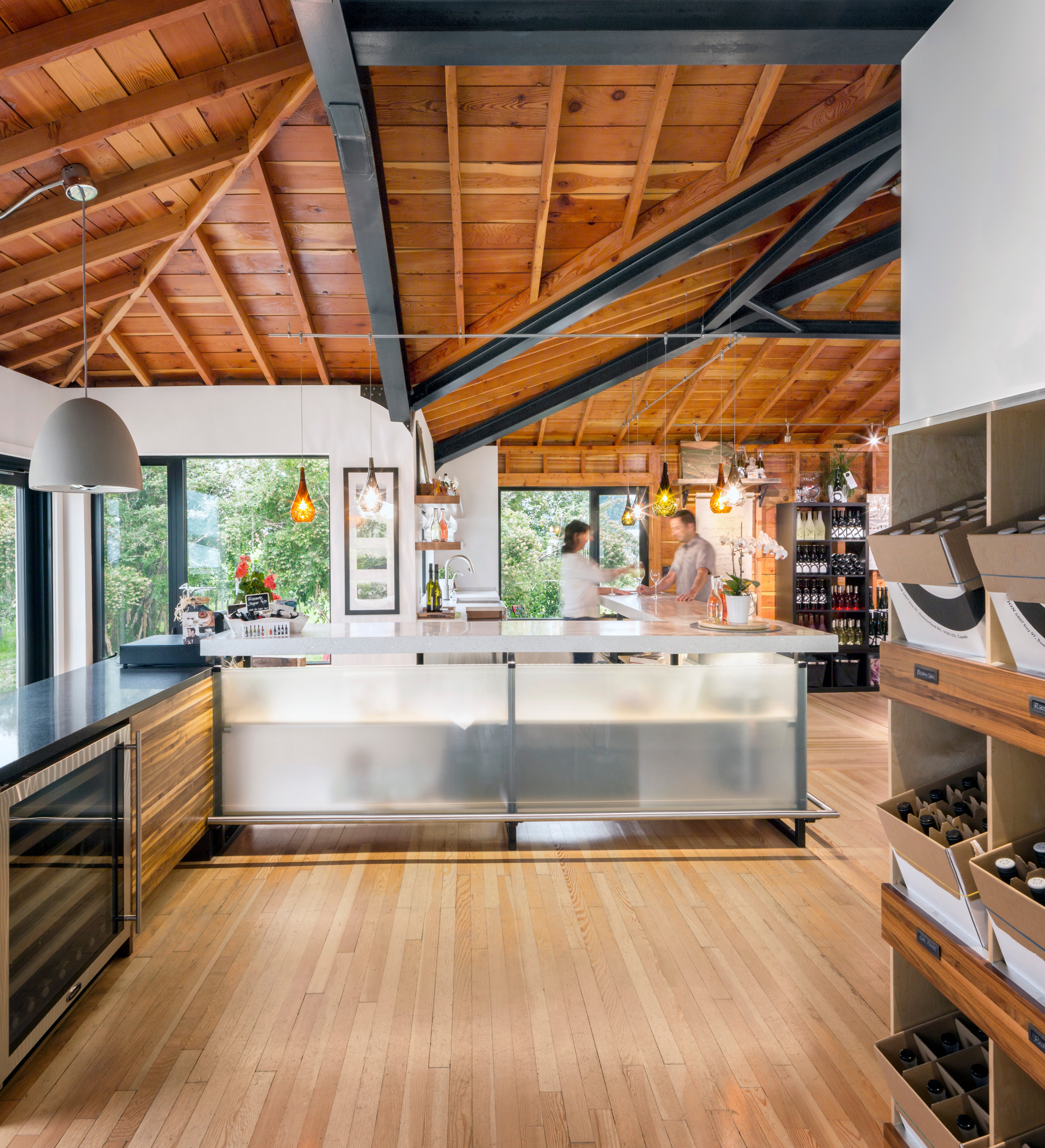 8th vineyard Tasting Room