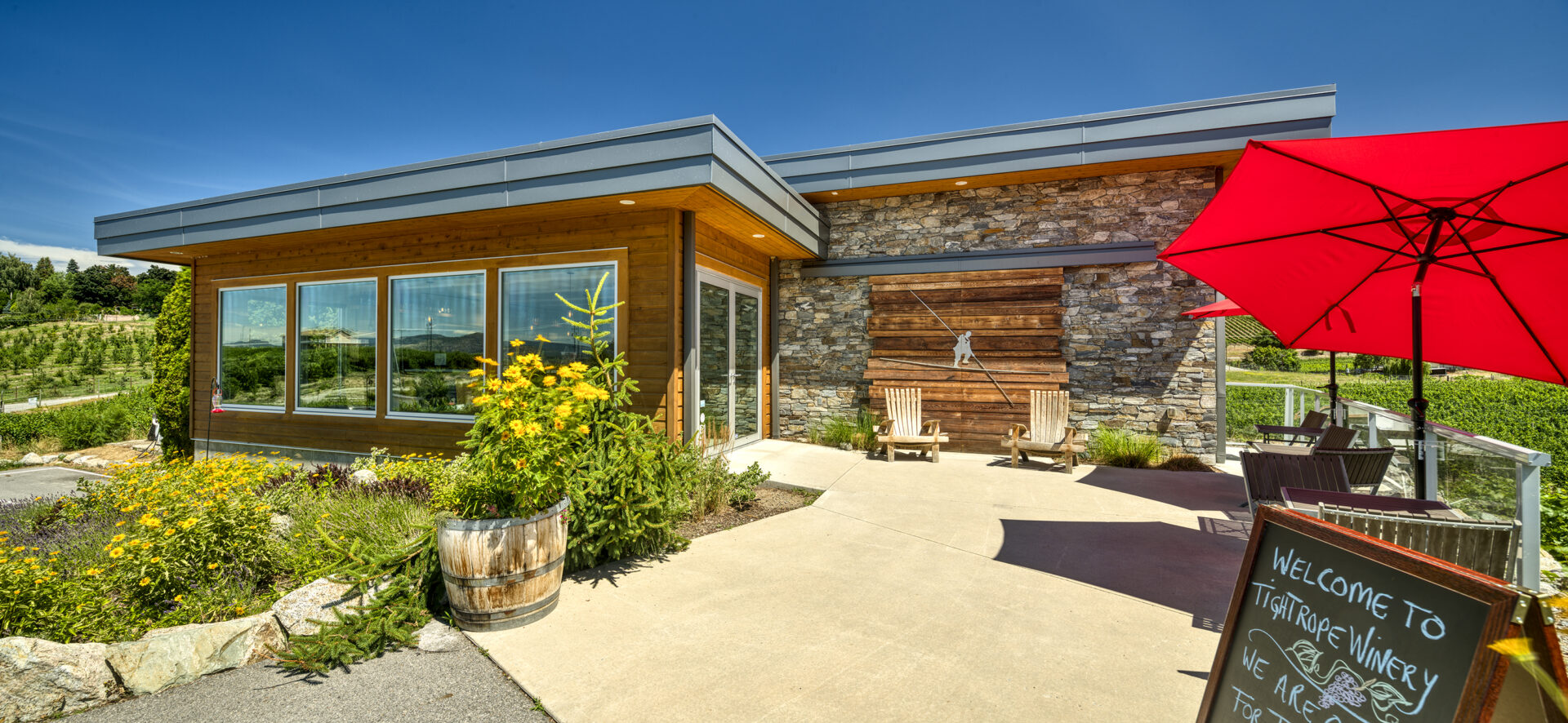 Tightrope Winery exterior