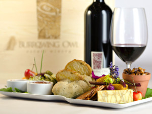 burrowing-owl-estate-winery wine and charcuterie