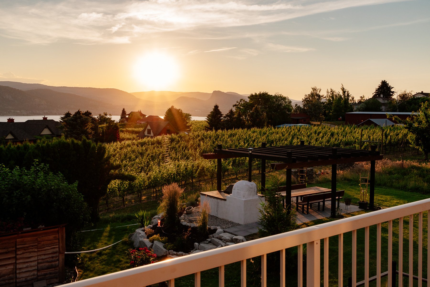 View over the Okanagan Lake