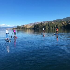 group stand up paddle board