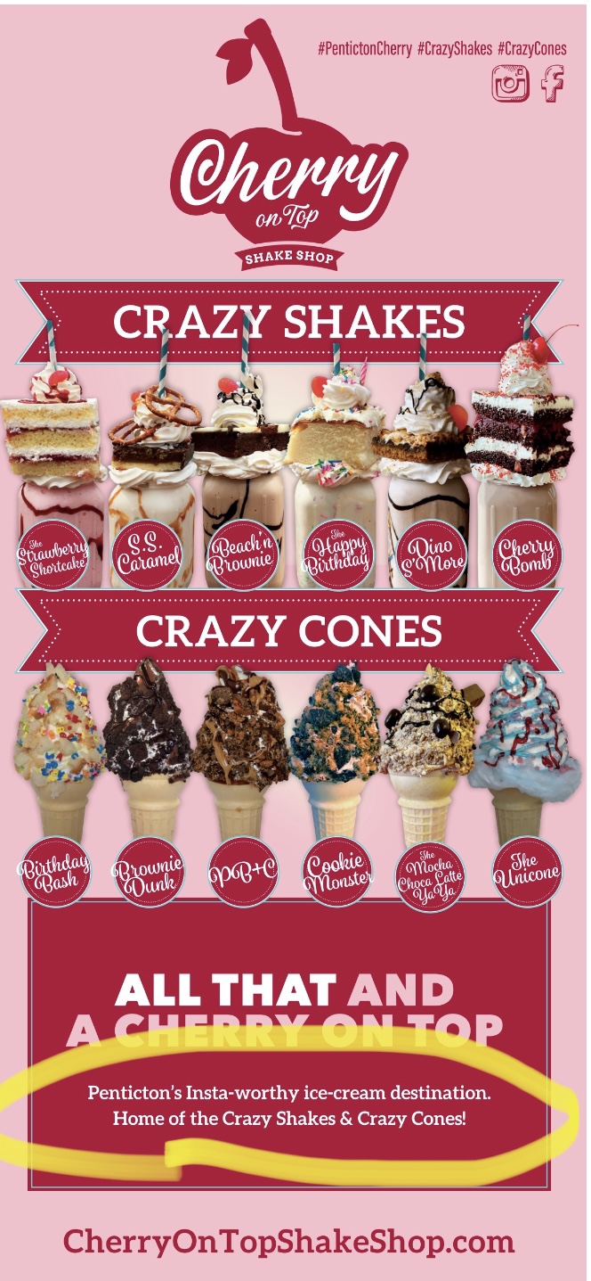 cherry on top shake list