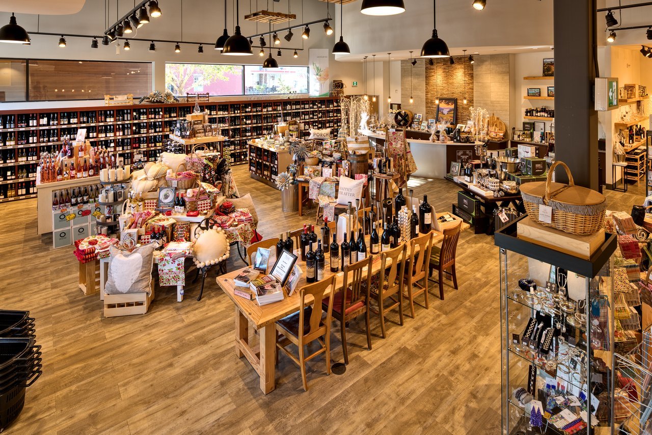 BC VQA Wine Info Centre interior