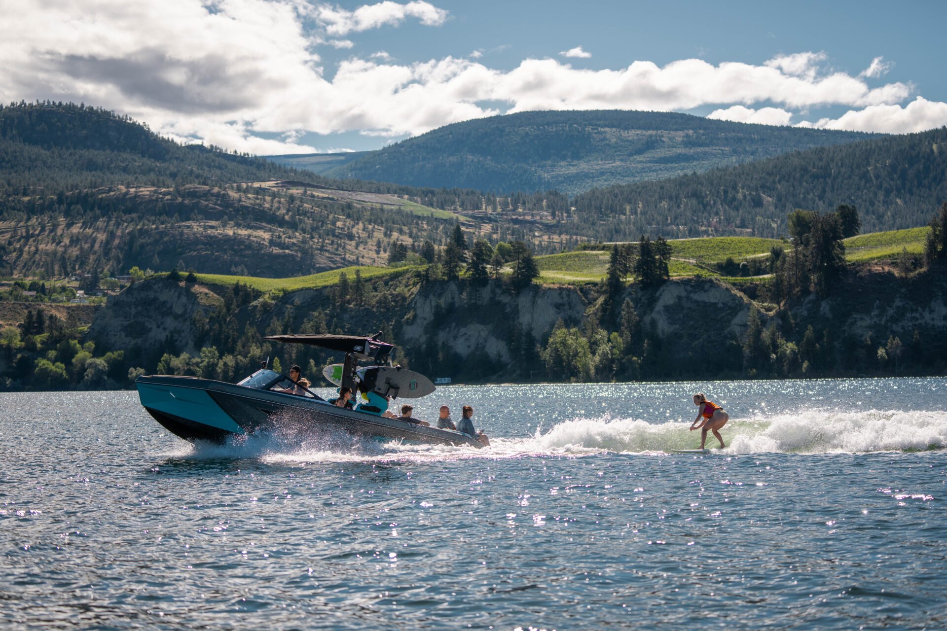 Surf boat rental