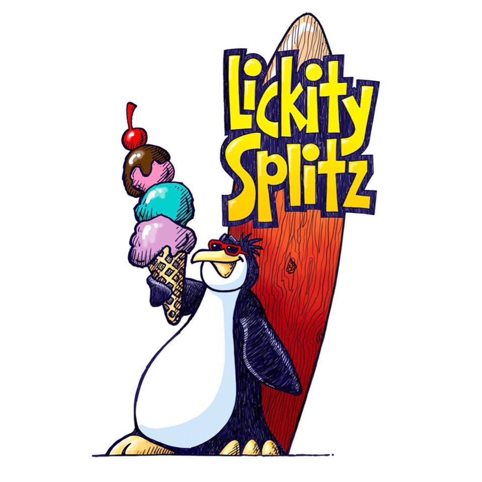 Lickity Splitz Ice Cream Shop logo