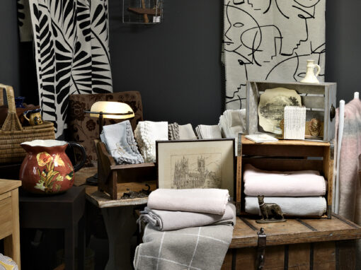 lanyon home table with home decor