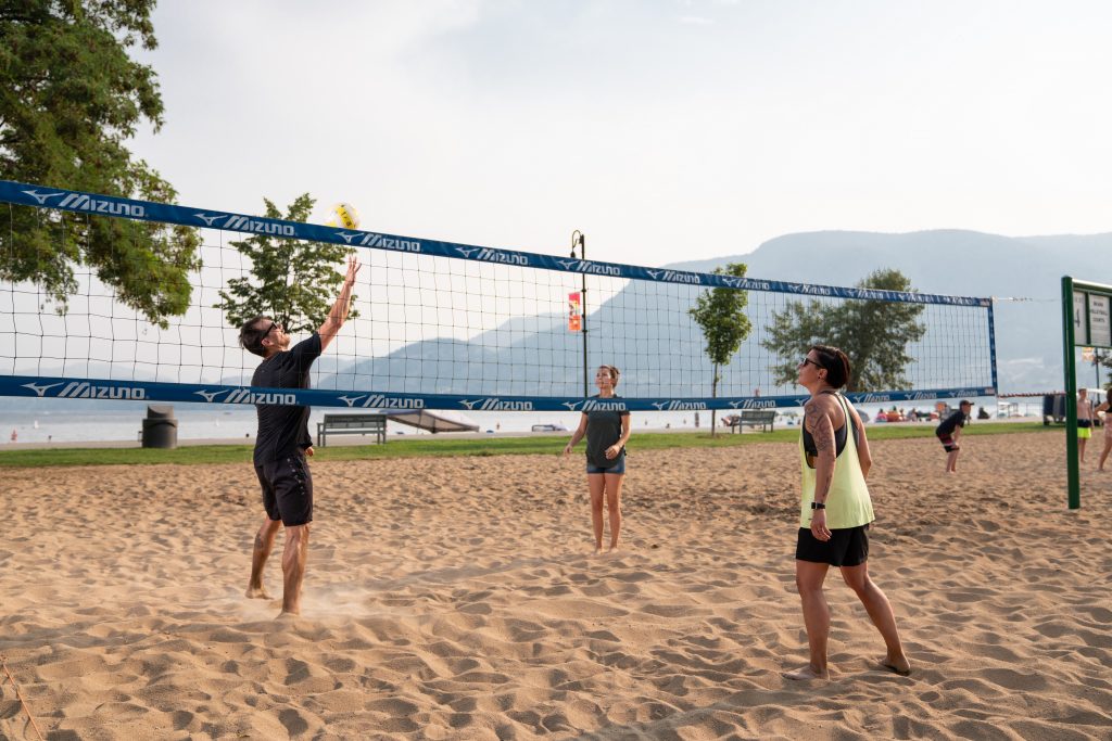 Skaha Lake Park volleyball Courts
