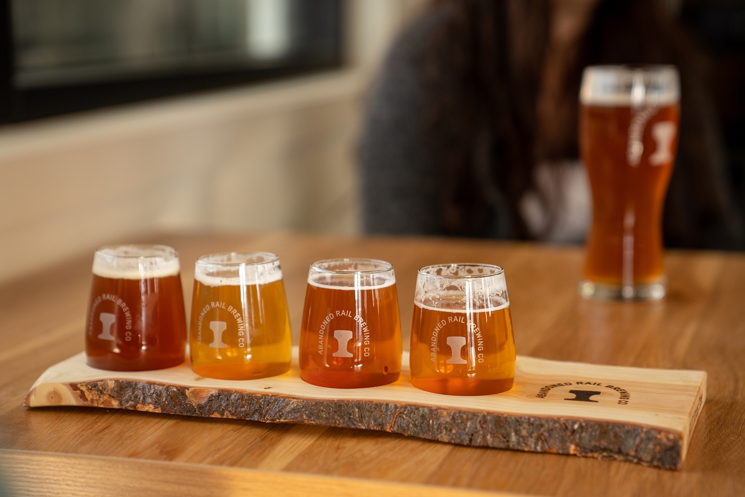 Abandoned Rail flight of beers