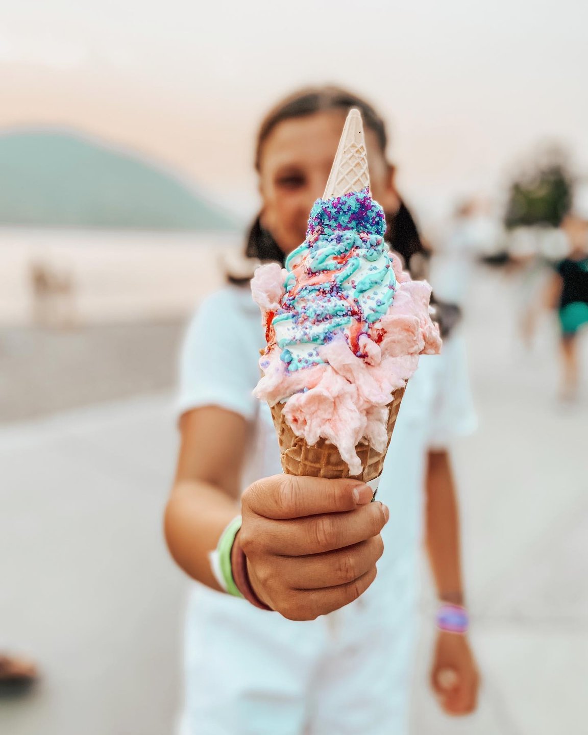 cherry on top ice cream cone
