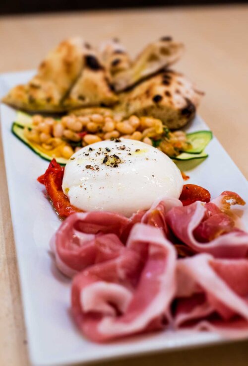 tratto cheese meat platter