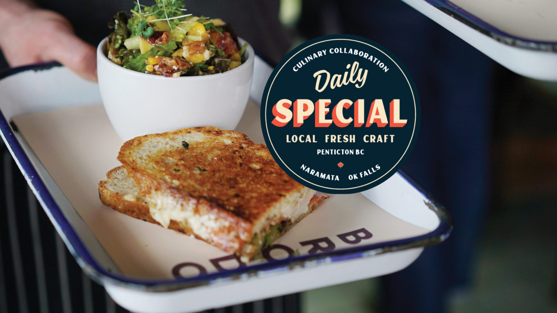 Daily Special - Brodo Sandwich and salad plate