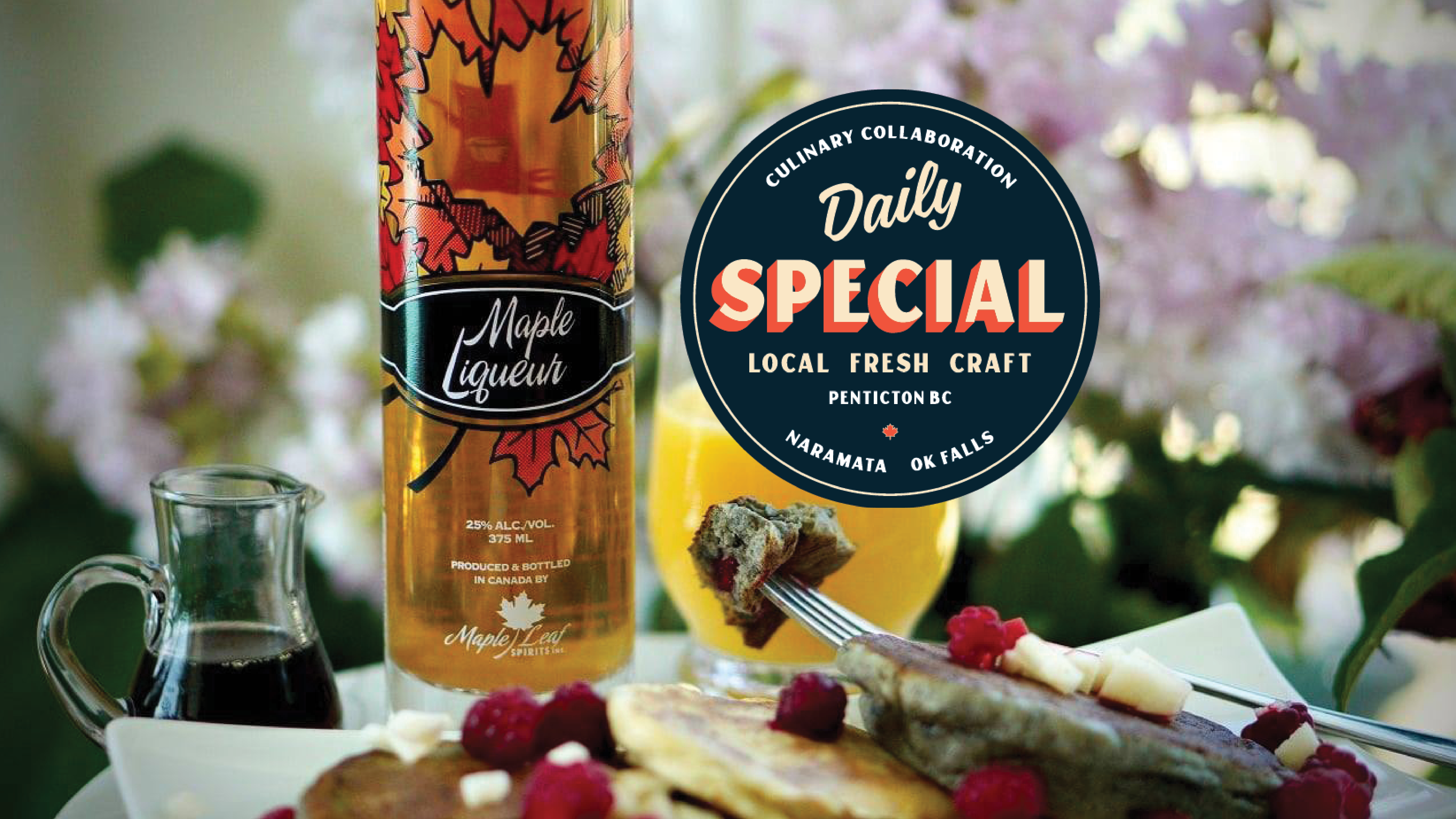 maple leaf spirits daily special banner