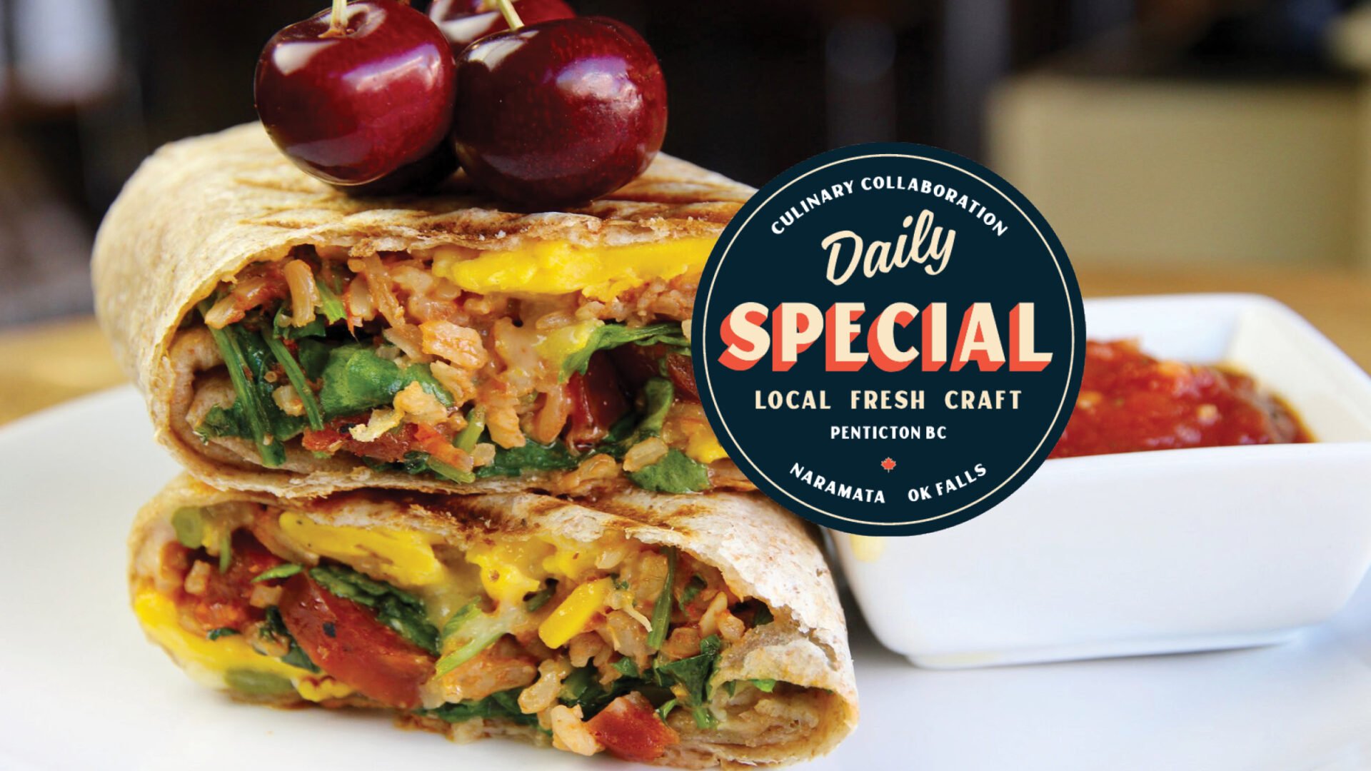 Daily Special - The Bench Market breakfast burrito