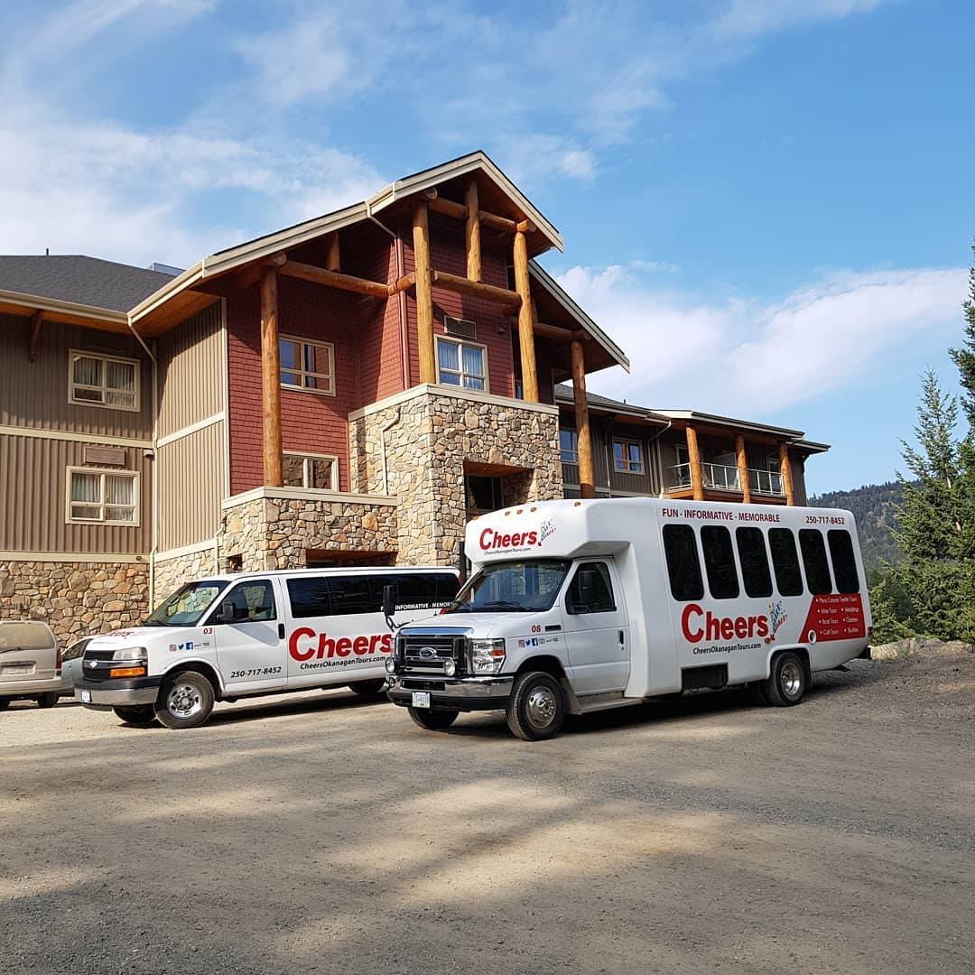 Cheers Okanagan Tours shuttles