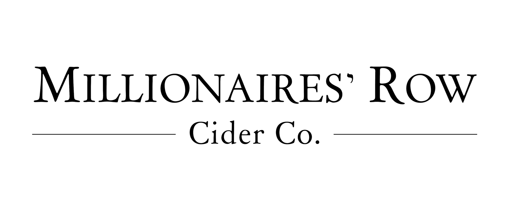 millionaires row cider logo