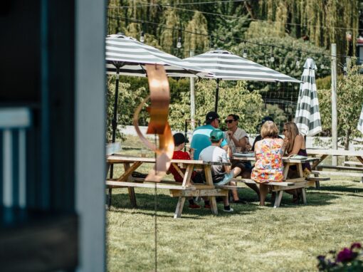Millionaires Row Cider outdoor patio