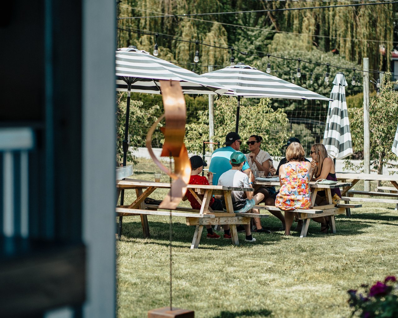 Millionaires Row Cider outdoor patio