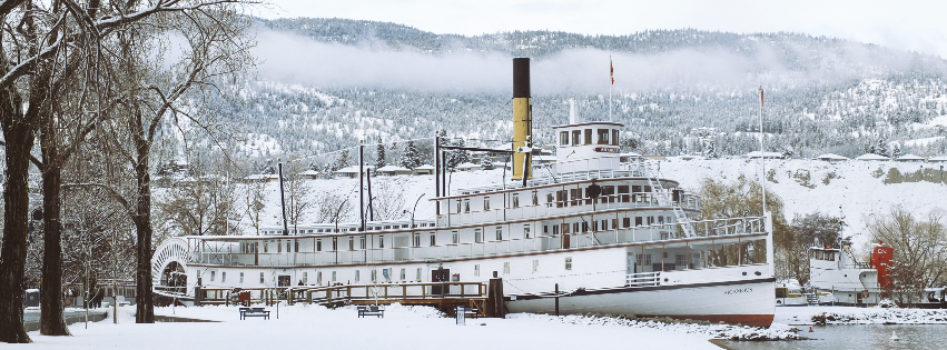 SS Sicamous in the winter