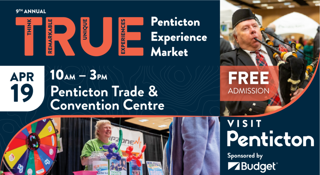 9th Annual TRUE Experience Market, sponsored by Budget Car Rental, on sunday, April 19, 2026 from 10am-3pm at the PTCC.