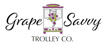 Grape Savvy Trolley Co Logo