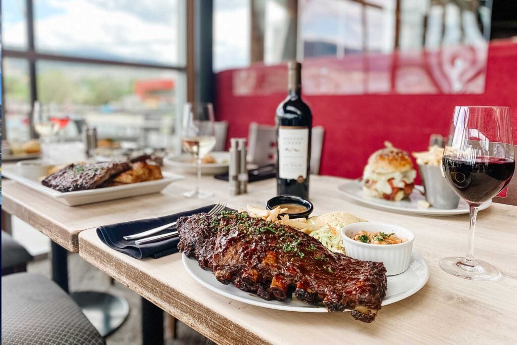 hooded merganser restaurant ribs and wine