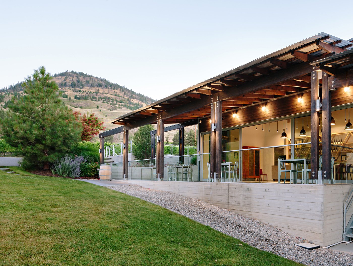Culmina Family Estate Winery exterior patio
