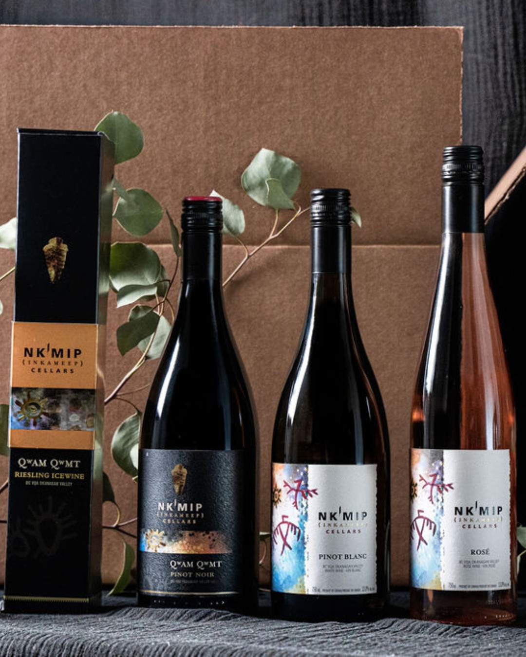 Nk'Mip Cellars lineup of wines