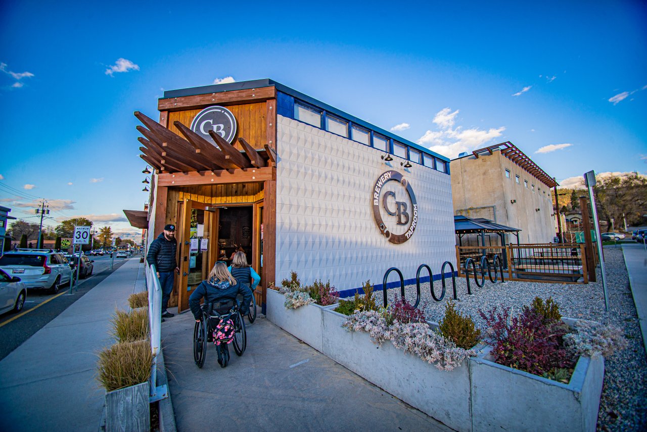 Accessible Tourism - wheelchair accessible ramp into Cannery Brewing