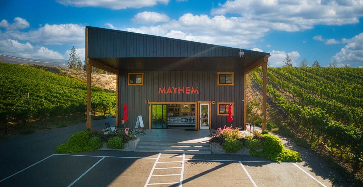 Mayhem Wines tasting room