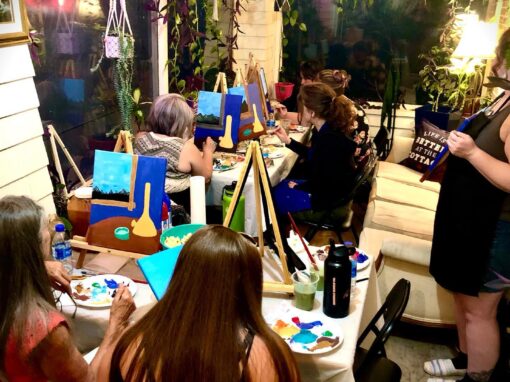 cannabis cottage paint night