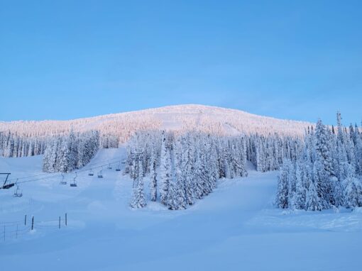 baldy mountain resort blue skies