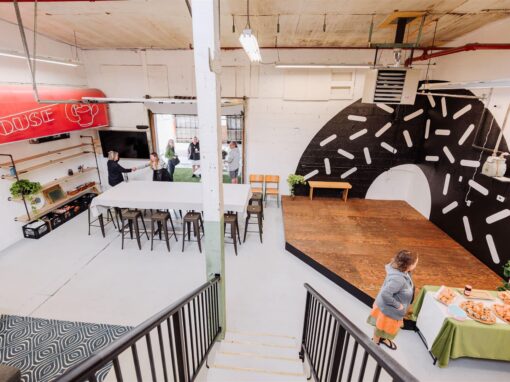 donut house studio interior space