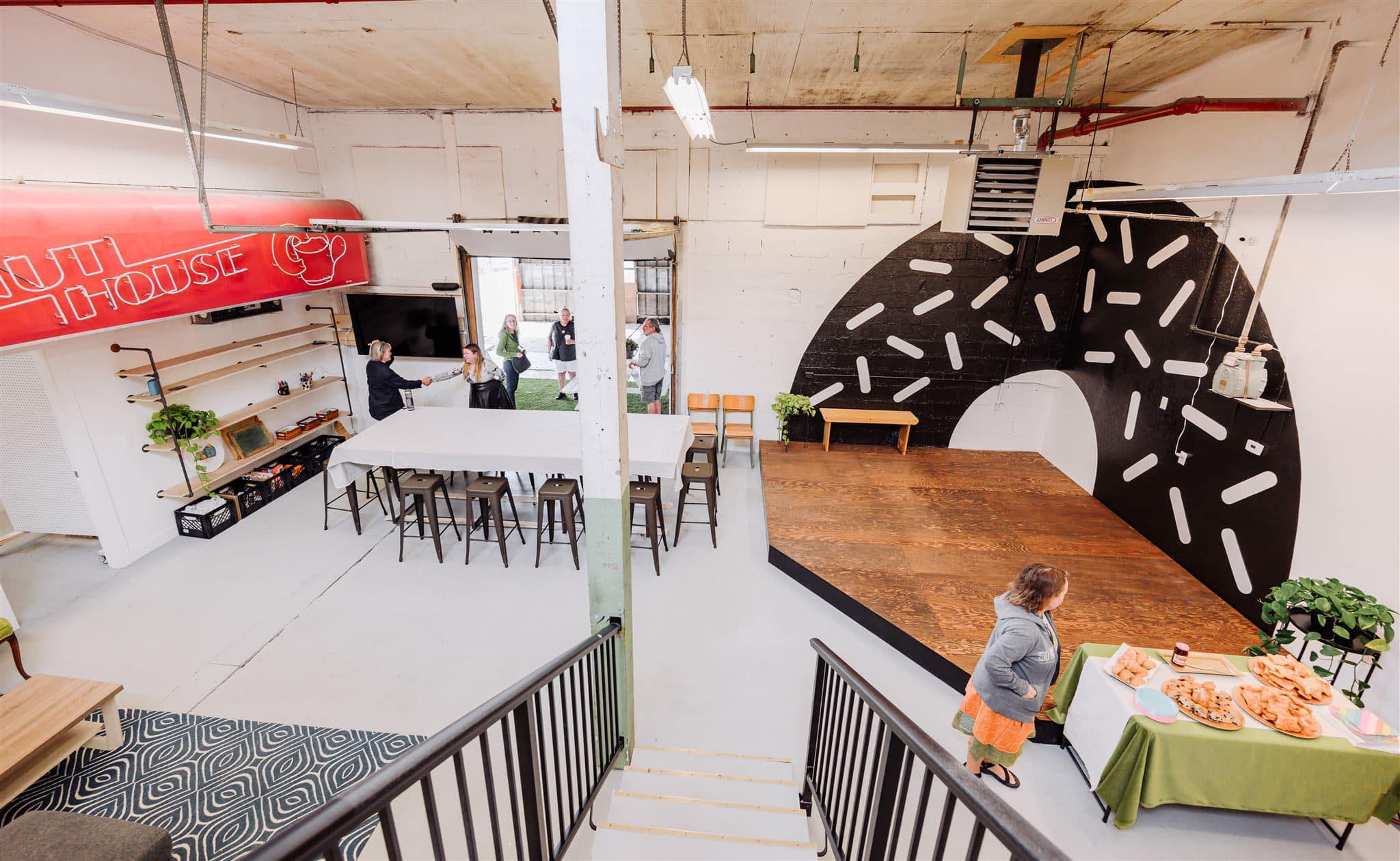 donut house studio interior space