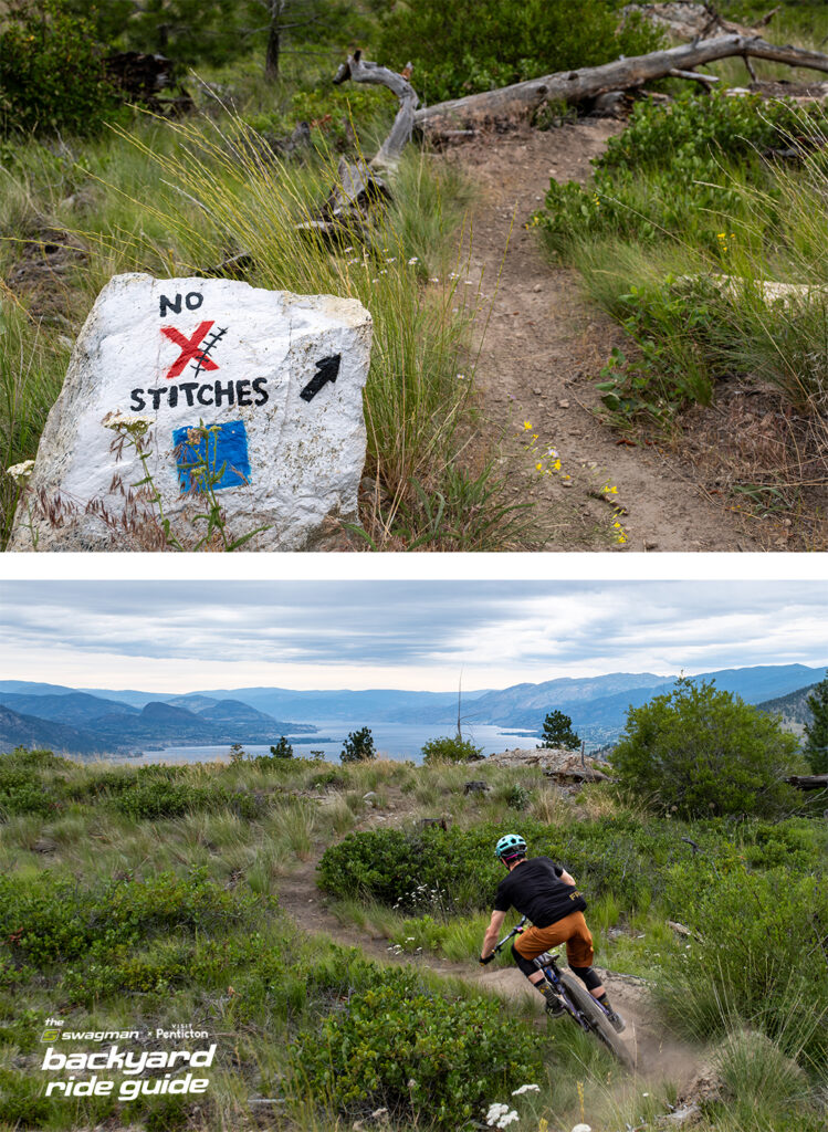 Swagman backyard Ride Guide Wiltse no stiches mountain biking trail