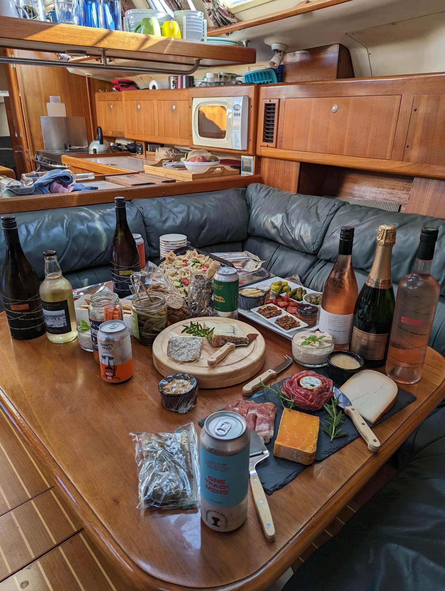 Winds Of Change Experiences food and drink on board