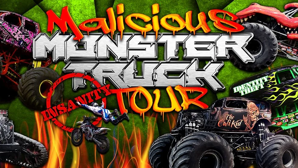 Malicious Monster Truck Tour at the Penticton Speedway