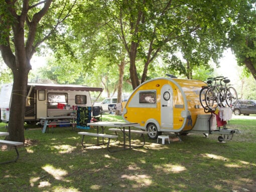 The Lakeside Resort cute camper