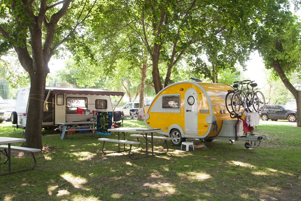 The Lakeside Resort cute camper