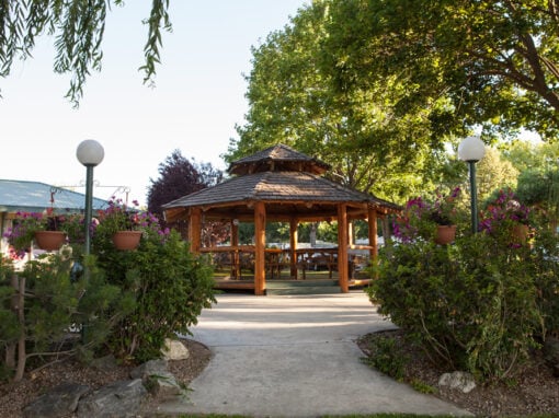 The Lakeside Resort gazebo