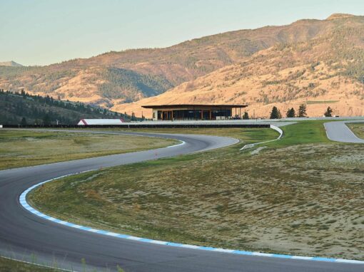 Area 27 Motorsports Park track and building