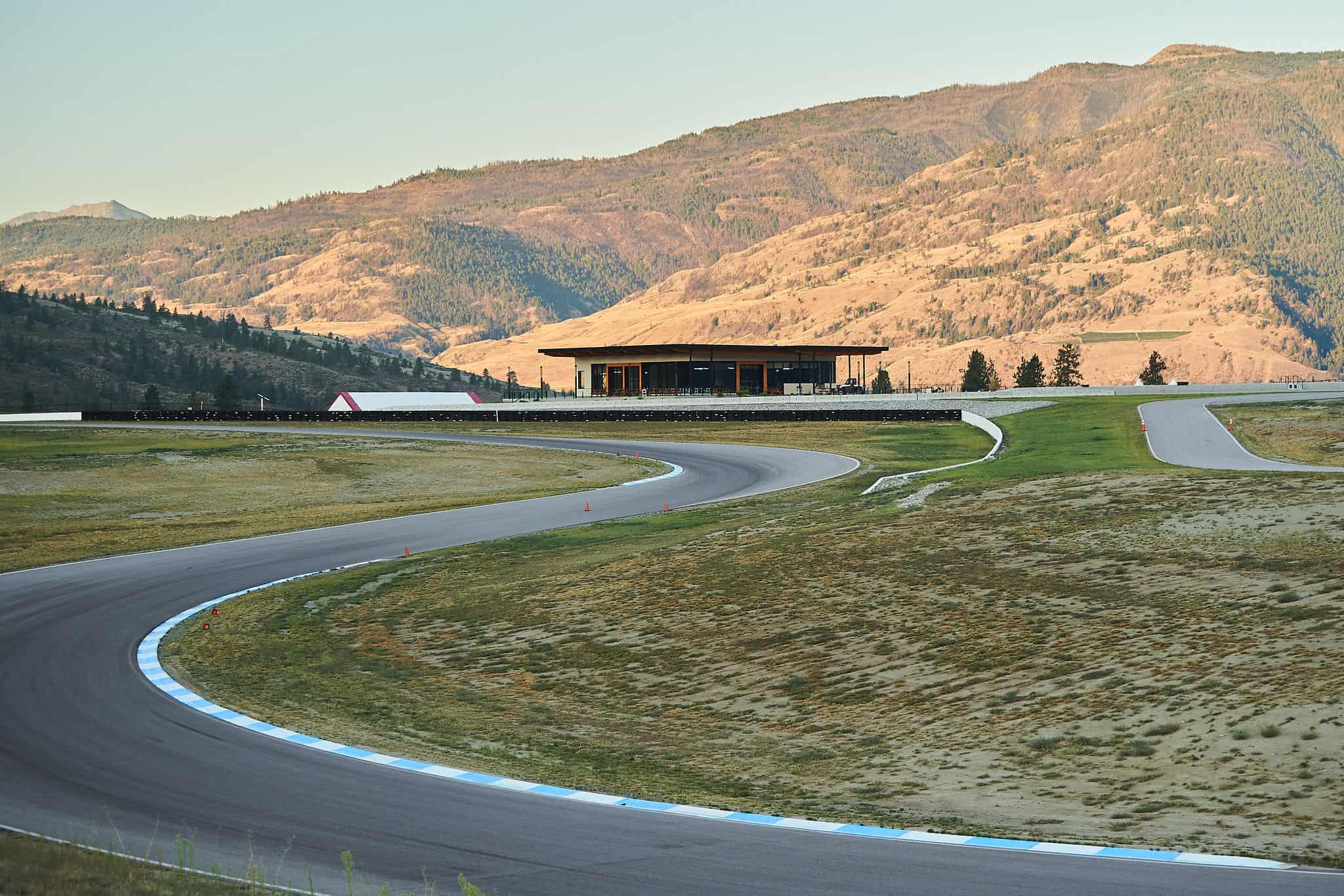 Area 27 Motorsports Park track and building