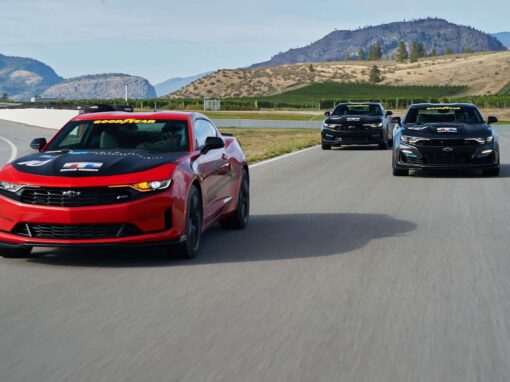 Area 27 Motorsports Park luxury cars on track