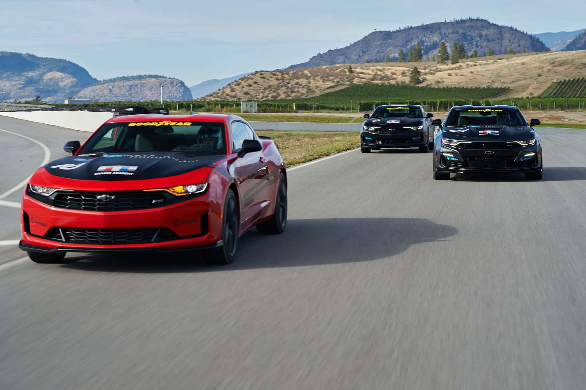 Area 27 Motorsports Park luxury cars on track