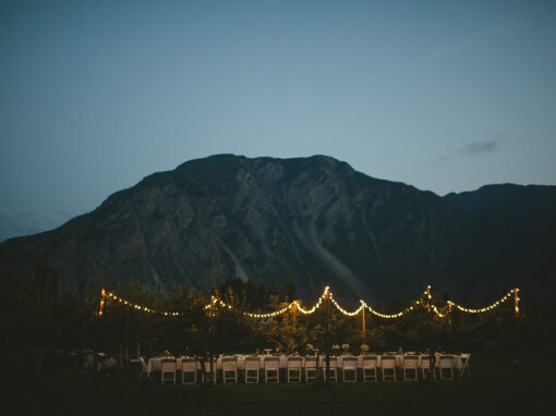 The Grist Mill wedding setup