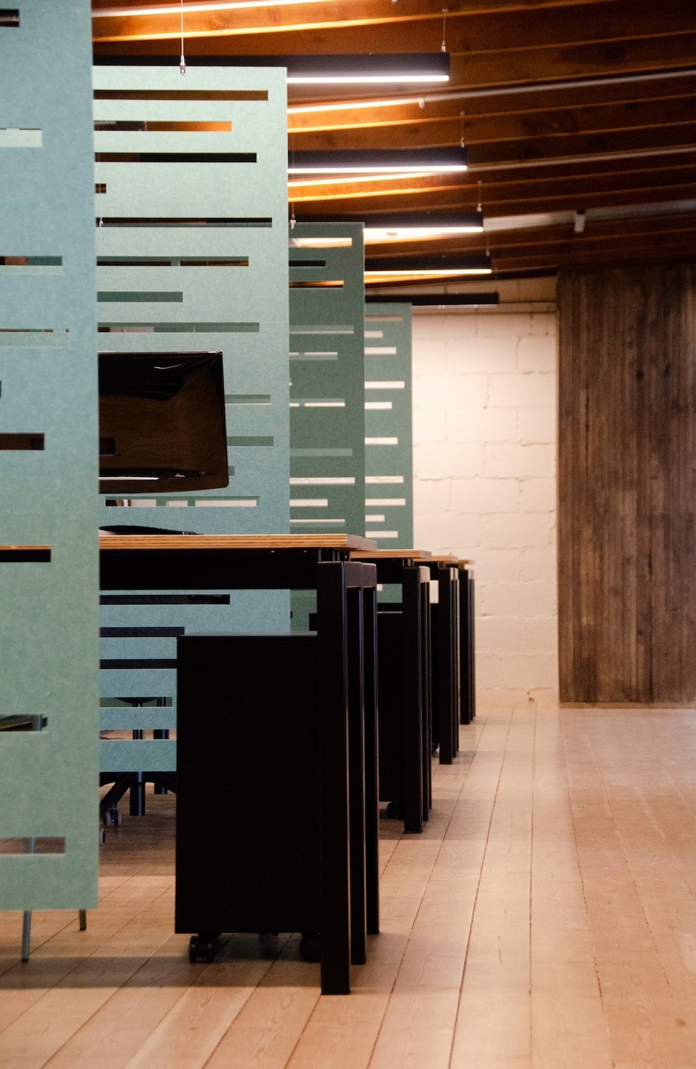 The Standard Space permanent desks