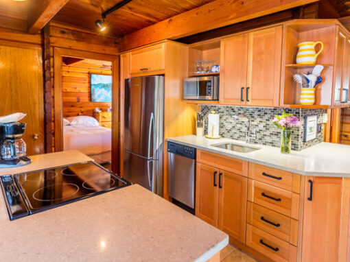 Ponderosa Point birch kitchen