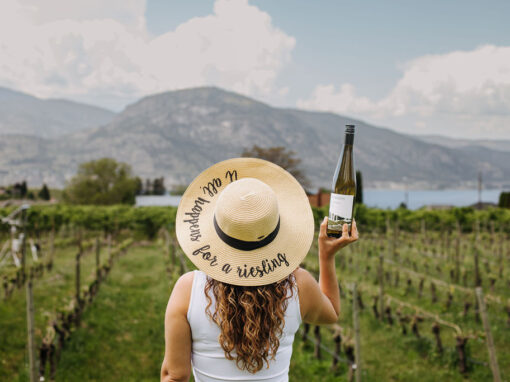 Red Rooster Winery in hadn in a vineyard
