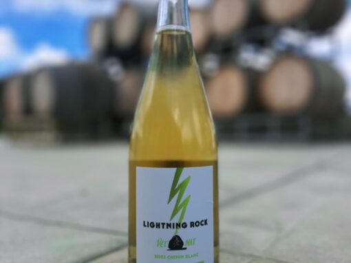 Lightning Rock Winery bottle of wine